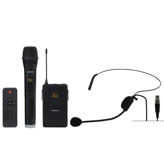 Fonestar Malibu-312 Altavoz Portátil 250W con 2 Micrófonos UHF Fonestar Malibu-312 Altavoz Portátil 250W con 2 Micrófonos UHF
